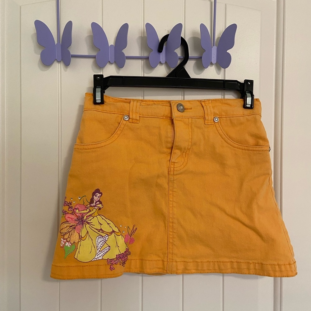 Disney Princess girl’s Belle denim skirt — medium